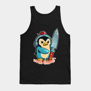 Smash Dissent | Funny Penguin Tank Top